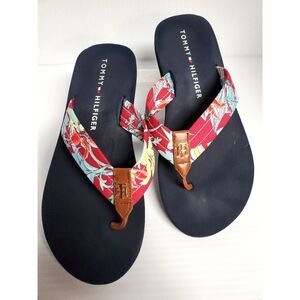 Tommy Hilfiger Women's Floral Flip Flop Size 9